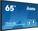 iiyama TF6539AS-B1AG Signage-Display Kiosk-Design 163,8 cm (64.5") LED 435 cd/m² 4K Ultra HD Schwarz Touchscreen Eingebauter Prozessor Android 11 24/7
