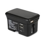 RealPower TravelCharge-4k Universal Schwarz USB...