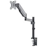 Manhattan Universal-Tischhalterung mit Gasdruckfeder für einen Monitor, Halterungsarm mit Gasdruckfeder, Kugelgelenk und Verlängerungsarm, geeignet für einen Monitor von 17" bis 32"* und bis zu 8 kg