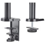 Manhattan Universal-Tischhalterung mit Gasdruckfeder für einen Monitor, Halterungsarm mit Gasdruckfeder, Kugelgelenk und Verlängerungsarm, geeignet für einen Monitor von 17" bis 32"* und bis zu 8 kg