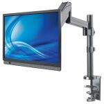 Manhattan Universal-Tischhalterung mit Gasdruckfeder für einen Monitor, Halterungsarm mit Gasdruckfeder, Kugelgelenk und Verlängerungsarm, geeignet für einen Monitor von 17" bis 32"* und bis zu 8 kg