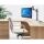 Manhattan Universal-Tischhalterung mit Gasdruckfeder für einen Monitor, Halterungsarm mit Gasdruckfeder, Kugelgelenk und Verlängerungsarm, geeignet für einen Monitor von 17" bis 32"* und bis zu 8 kg