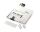 Durable 480023 Zeichenhalter und Informationsstand Schilderhalter Acryl, Aluminium Silber