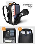Inateck BP03001 Rucksack Reiserucksack Schwarz