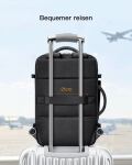Inateck BP03001 Rucksack Reiserucksack Schwarz