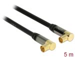 DELOCK Antennenkabel IEC 90° -> IEC 90° St/Bu...
