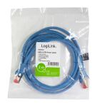LogiLink CQ2066S Netzwerkkabel Blau 3 m Cat6 S/FTP (S-STP) Rund
