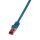LogiLink CQ2066S Netzwerkkabel Blau 3 m Cat6 S/FTP (S-STP) Rund