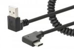 Manhattan 356220 USB Kabel 1 m USB A USB C Schwarz