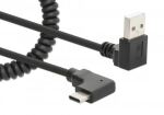 Manhattan 356220 USB Kabel 1 m USB A USB C Schwarz