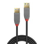 Lindy 1m USB 3.2 Typ A Verlängerungskabel, Anthra Line