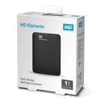 Western Digital Elements Portable Externe Festplatte 1 TB 2.5" Micro-USB B 3.2 Gen 1 (3.1 Gen 1) Schwarz