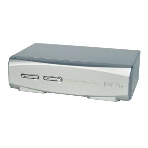 Lindy 39304 Tastatur/Video/Maus (KVM)-Switch Silber