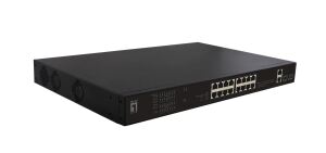 LevelOne FGP-2031 Netzwerk-Switch Unmanaged Fast Ethernet (10/100) Power over Ethernet (PoE) 1U Schwarz