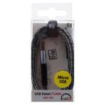 2GO 795951 USB Kabel 1 m USB B Micro-USB B Silber