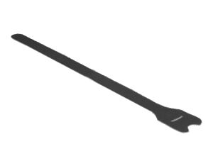 DELOCK Kabelbinder Klettverschluss 300mm 10Stk schwarz