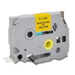 MediaRange Kunststoff-Schriftbandkassette, für/ersetzt Brother® TZ-641/TZe-641, permanent haftend, 18mm, 8m, laminiert, schwarz auf gelb
