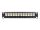 DELOCK 10" Keystone Patchpanel 12 Port Entl.schiene 1HE schw