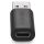 Lindy 41904 Kabeladapter USB 3.2 Type A USB 3.2 Type C Schwarz