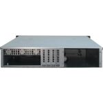 Inter-Tech 2U 2404L S-ATA Rack Schwarz, Grau