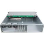 Inter-Tech 2U 2404L S-ATA Rack Schwarz, Grau
