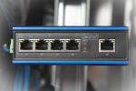 Digitus 4 Port Gigabit Netzwerk PoE Switch, Industrial, Unmanaged, 1 RJ45 Uplink