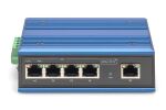 Digitus 4 Port Gigabit Netzwerk PoE Switch, Industrial, Unmanaged, 1 RJ45 Uplink