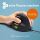 R-Go Tools Ergonomische Maus R-Go HE Break mit Pausensoftware, medium (Handlänge 165-185mm), Linkshänder, verkabelt, schwarz