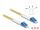 DELOCK LWL Kabel LC Duplex zu LC Duplex Singlemode OS2 0,5 m