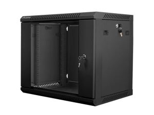 Lanberg WF01-6409-10B Rack 9U Wandmontiertes Regal Schwarz