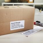 DYMO Original LabelWriter Versand/Namensschild-Etiketten | 102 mm x 59 mm | 2 Rollen mit je 575 leicht ablösbaren Etiketten (1.150 Etiketten) | für LabelWriter 4XL/5XL Etikettendrucker