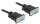 DeLOCK Seriell Kabel RS-232 D-Sub 9 Buchse zu Buchse Nullmodem mit schmalem Steckergehäuse - Full Handshaking - 0,5 m
