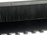 Equip Kabeldurchführungs-Panel, Schwarz
