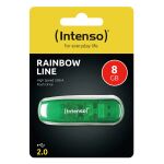 Intenso Rainbow Line USB-Stick 8 GB USB Typ-A 2.0 Grün