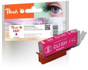 Peach PI100-501 Druckerpatrone 1 Stück(e) Kompatibel Standardertrag Magenta