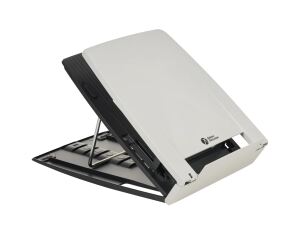 BakkerElkhuizen Ergo-Q 330 Circular Laptop-Ständer Schwarz, Grau 43,2 cm (17")