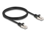 DELOCK Kabel RJ50 Stecker zu RJ50 Stecker S/FTP 1 m schwarz