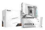 GIGABYTE X870 AORUS STEALTH ICE Mainboard – Unterstützt AMD Ryzen 9000 CPUs, digitales 16+2+2 Phasen VRM, bis zu 8200 MHz DDR5 (OC), 2 x PCIe 5.0 + 2 x PCIe 4.0, Wi-Fi 7, 5 GbE LAN, USB 4