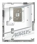 GIGABYTE X870 AORUS STEALTH ICE Mainboard – Unterstützt AMD Ryzen 9000 CPUs, digitales 16+2+2 Phasen VRM, bis zu 8200 MHz DDR5 (OC), 2 x PCIe 5.0 + 2 x PCIe 4.0, Wi-Fi 7, 5 GbE LAN, USB 4