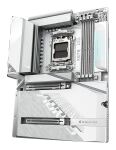 GIGABYTE X870 AORUS STEALTH ICE Mainboard – Unterstützt AMD Ryzen 9000 CPUs, digitales 16+2+2 Phasen VRM, bis zu 8200 MHz DDR5 (OC), 2 x PCIe 5.0 + 2 x PCIe 4.0, Wi-Fi 7, 5 GbE LAN, USB 4