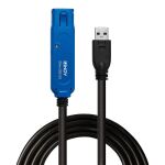 Lindy 43361 USB Kabel USB 3.2 Gen 1 (3.1 Gen 1) 20 m USB A 5 Gbit/s Schwarz