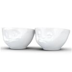 FIFTYEIGHT Schälchen-Set 200ml - Verpennt Lecker weiß