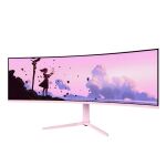 Arozzi Nova 49” Curved Computerbildschirm 124,5 cm (49") 5120 x 1440 Pixel Dual QHD LED Pink