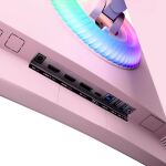 Arozzi Nova 49” Curved Computerbildschirm 124,5 cm (49") 5120 x 1440 Pixel Dual QHD LED Pink