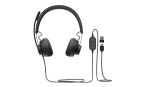 Logitech 981-000870 Kopfhörer & Headset Kabelgebunden Kopfband Anrufe/Musik USB Typ-C Graphit