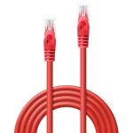 Lindy 48181 Netzwerkkabel Rot 0,5 m Cat6 U/UTP (UTP)