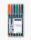 Staedtler 318 WP6 Permanent-Marker Schwarz, Blau, Braun, Grün, Orange, Rot 6 Stück(e)