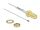 DeLOCK Antennenkabel SMA Buchse zum Einbau zu I-PEX Inc., MHF® 4 Stecker 0.81 20 cm Gewindelänge 10 mm weiß