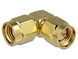 DELOCK HF Adapter RP-SMA -> SMA 90° St/St