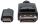 Manhattan USB-C auf DisplayPort-Adapterkabel, Konvertiert das Alternate-Mode-Signal in ein DisplayPort 4K-Ausgangssignal, 1 m, schwarz